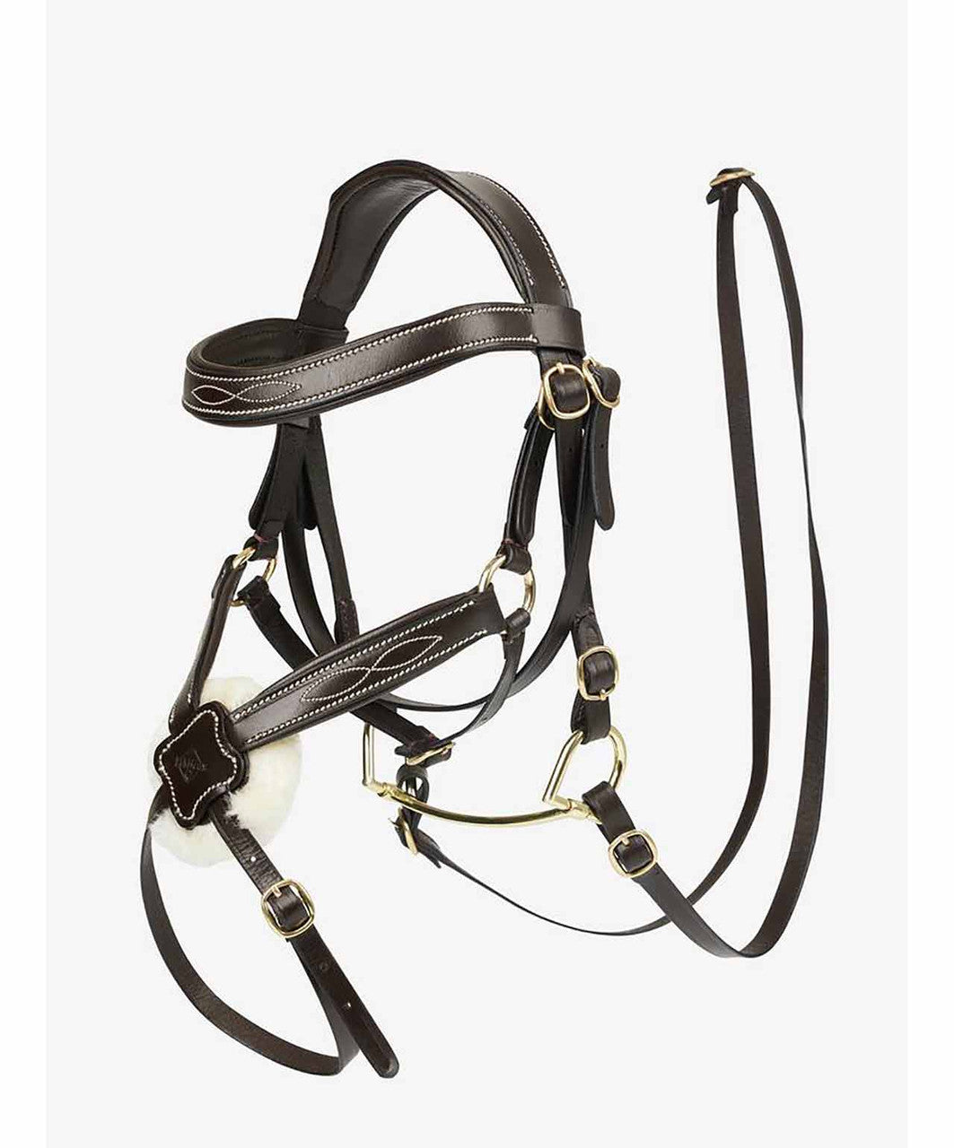LeMieux Hobby Horse Toy Grackle Bridle, Brown.