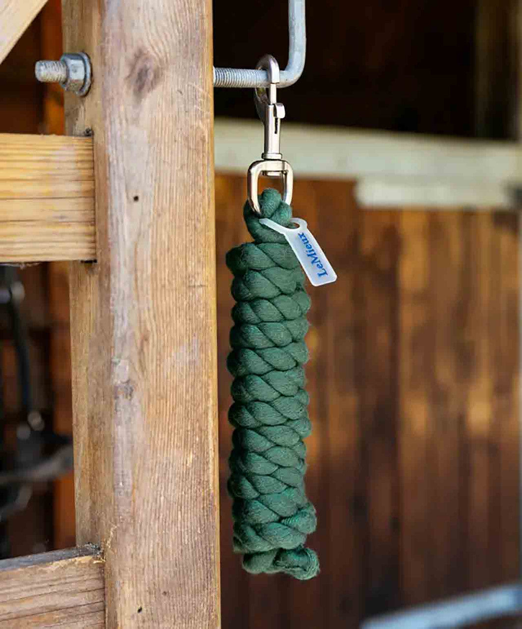 LeMieux Poly Cotton Lead Rope Core, Hunger Green.