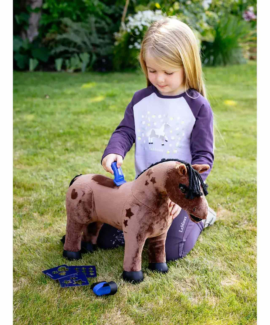 LeMieux Plush Clippable Toy Pony - Gracie, lifestyle 1.