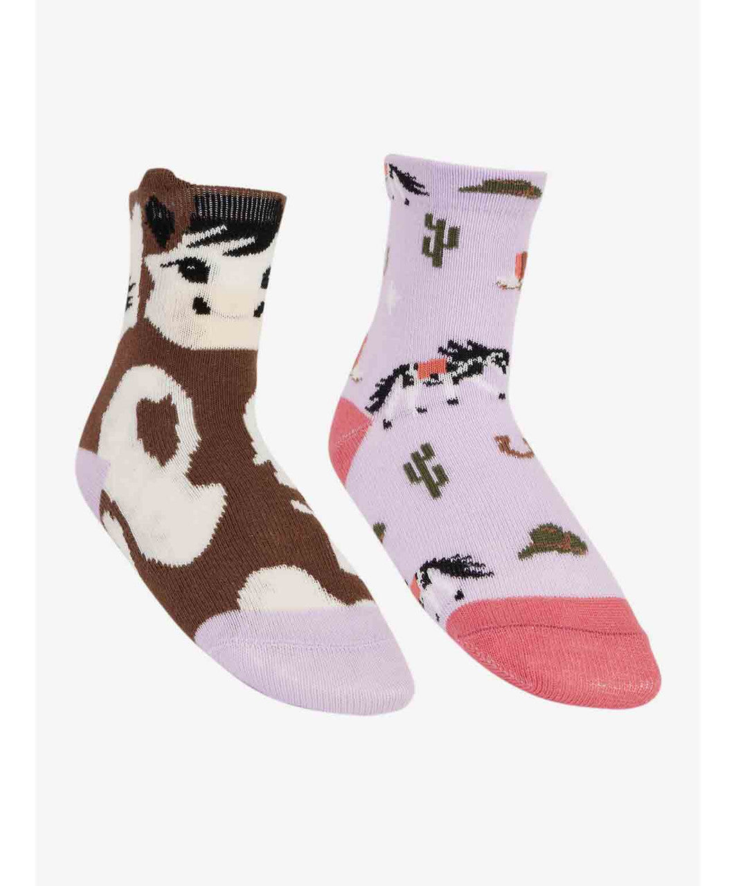 LeMieux Mini Character Socks (Twin Pack) FW25, Paint Pony.