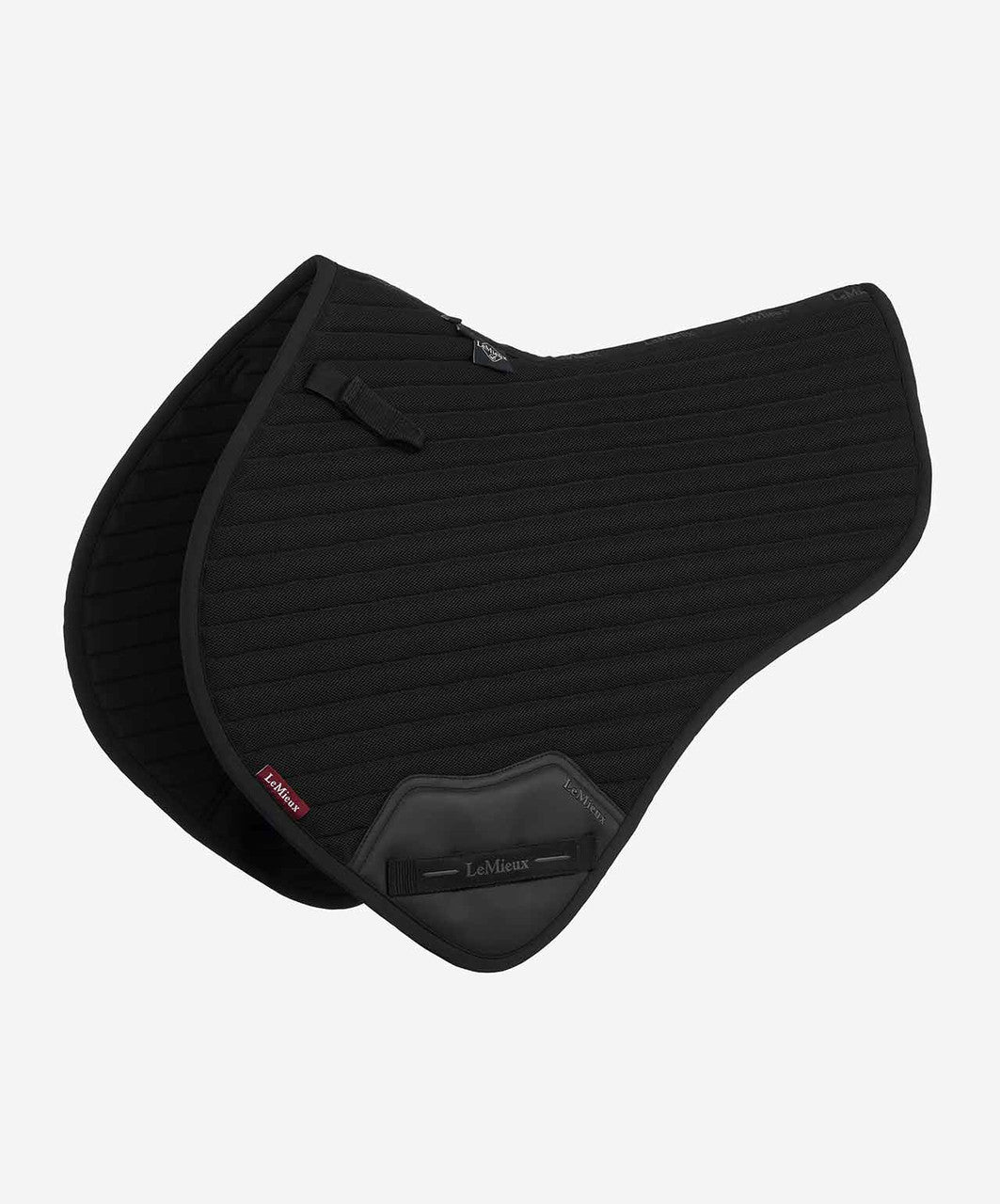 LeMieux Air-Tek Mesh Half Square Saddle Pad, Black.