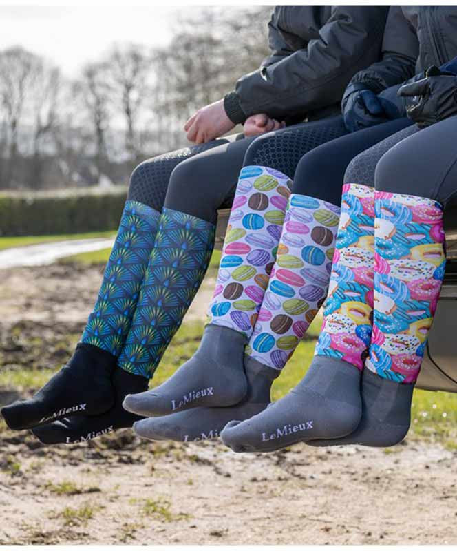 LeMieux Footsie fashionable boot socks.