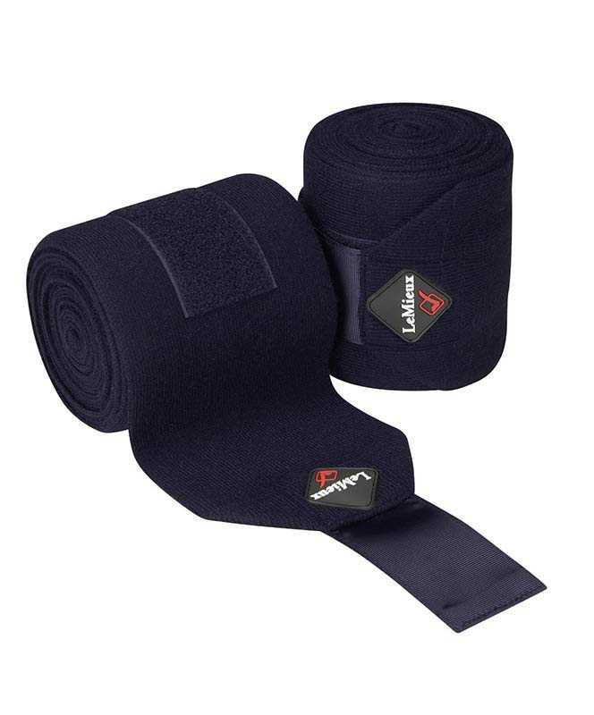LeMieux Stable Bandages in Black.