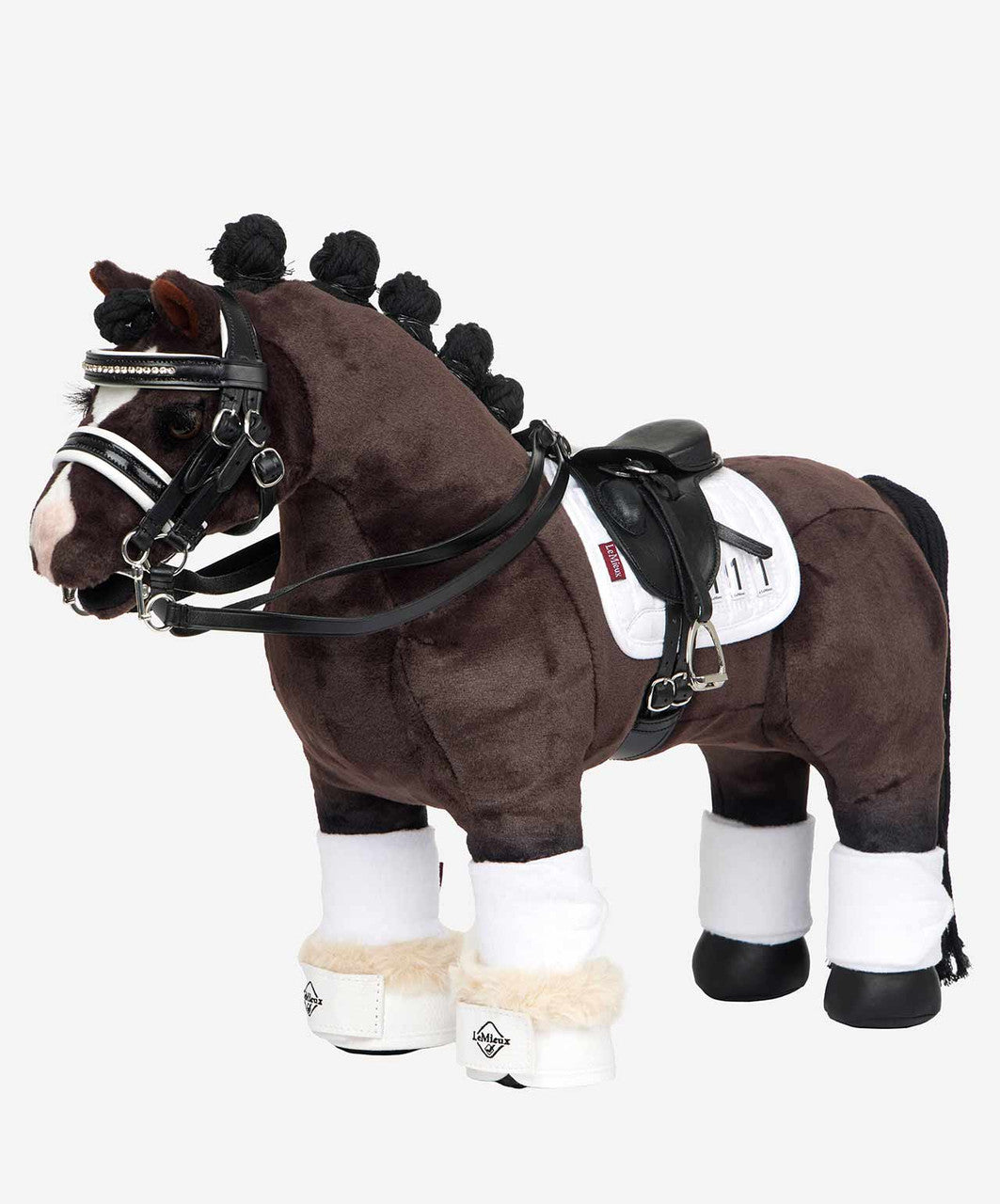 LeMieux Plush Toy Pony Dressage Overreach Boots.