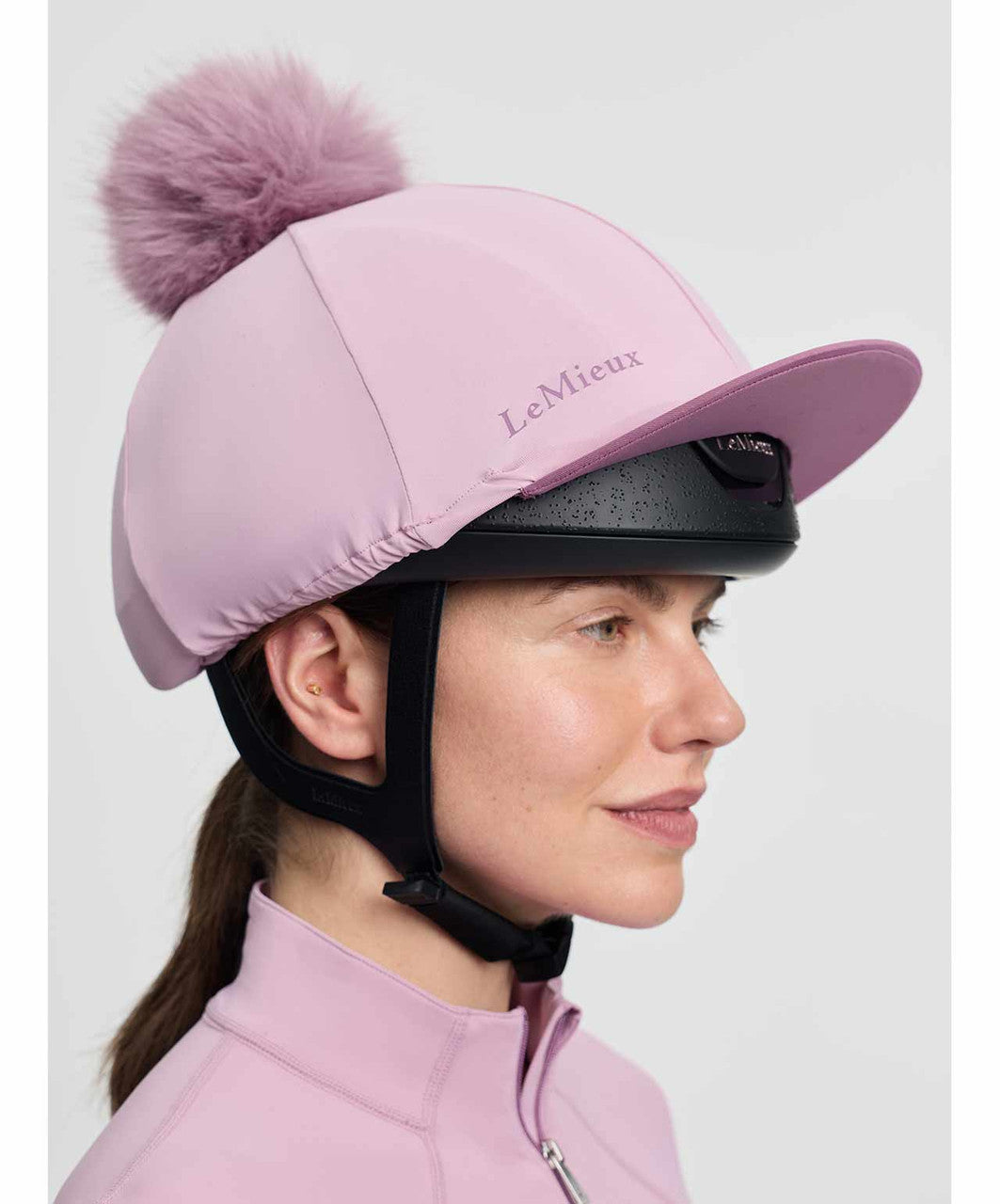 LeMieux Pom Pom Hat Silk SS26, Fondant.
