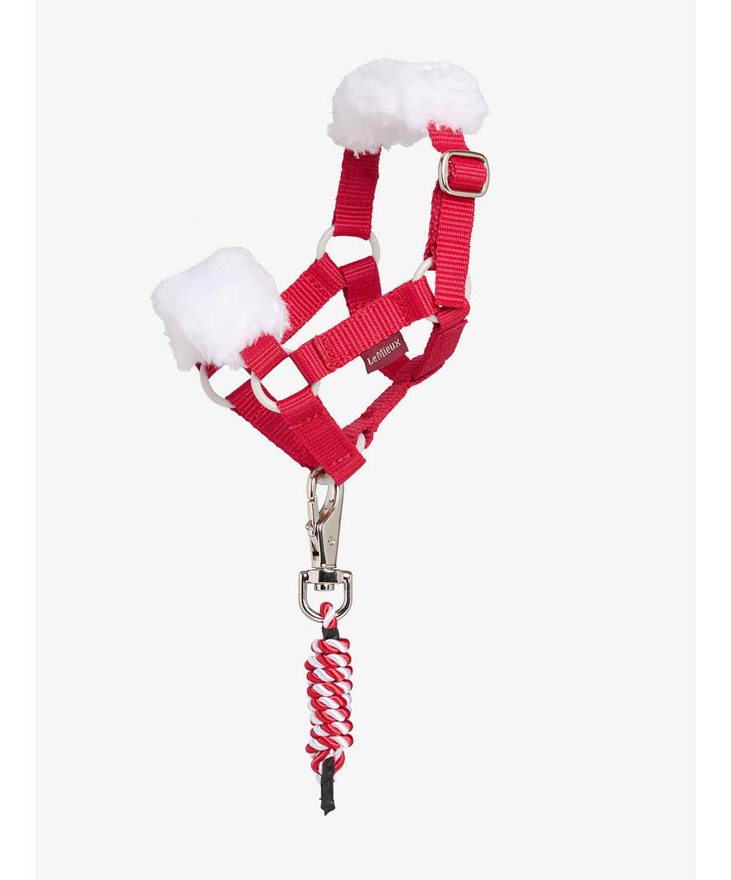 LeMieux Toy Pony Christmas Halter Set, Red.