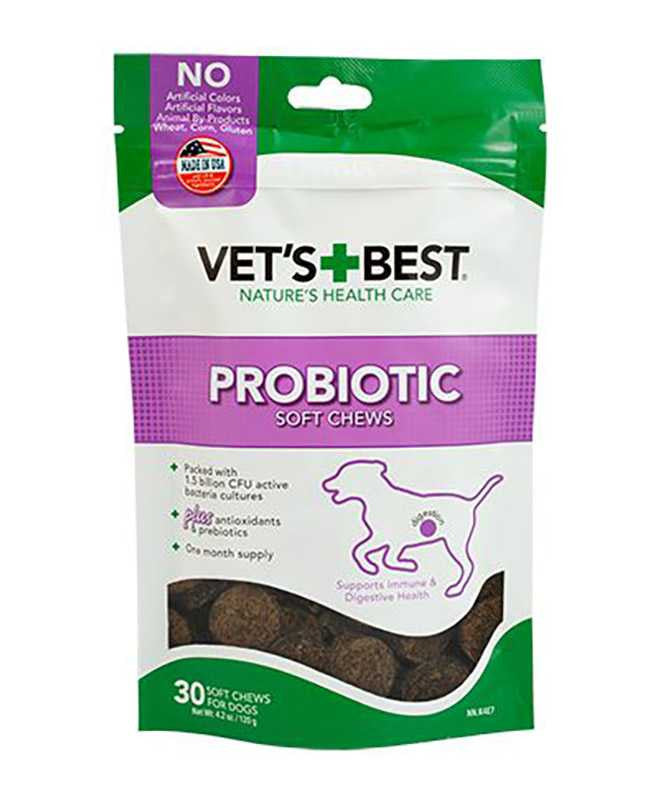 Vets Best Probiotic Soft Dog Chews.