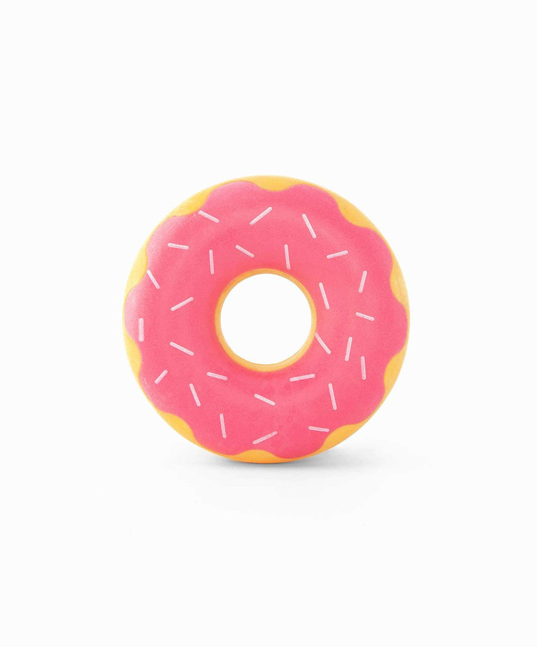 Zippy Paws Tuff Dog Toy, Strawberry Donut.