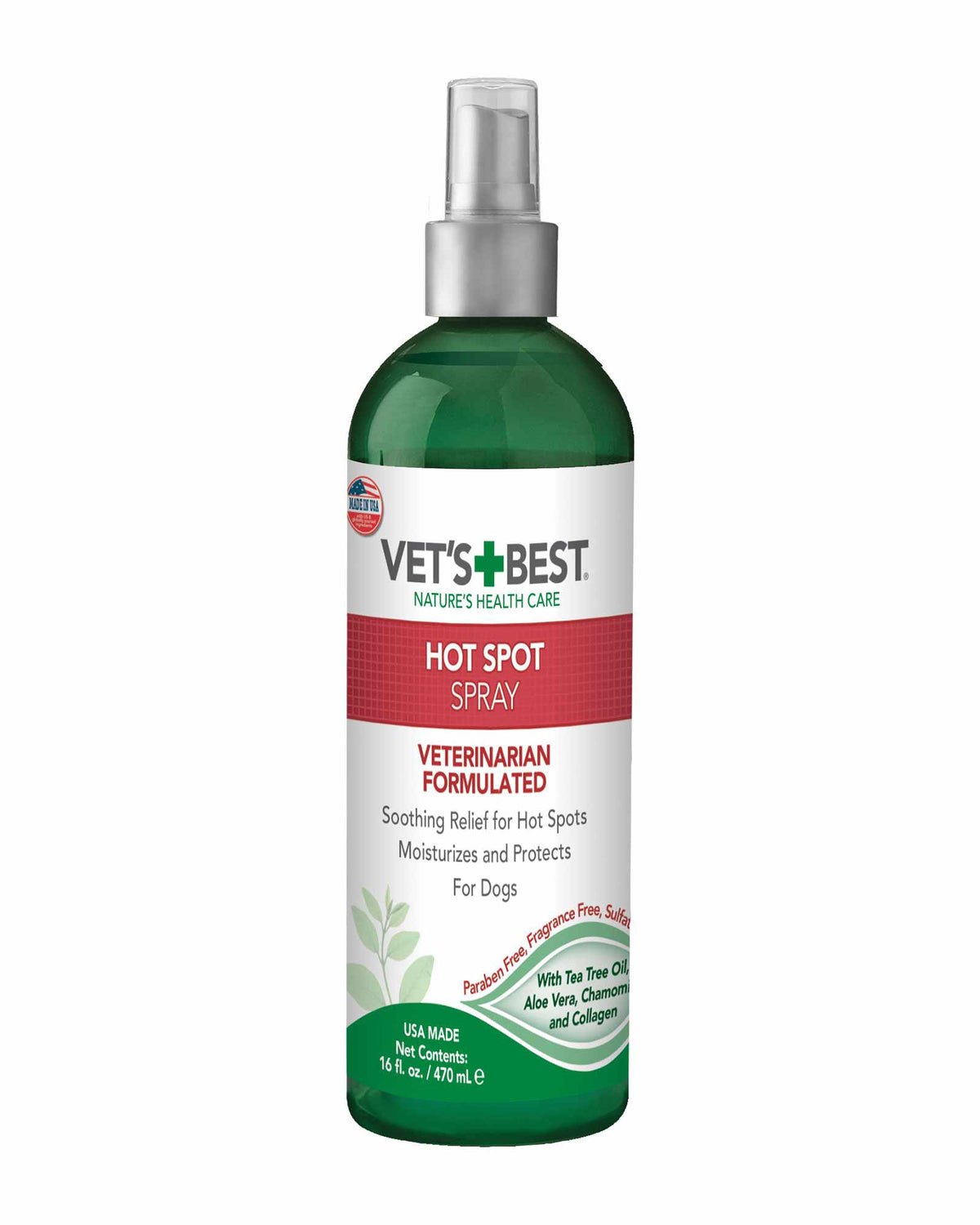 Vets Best Hot Spot Spray Dog 16oz