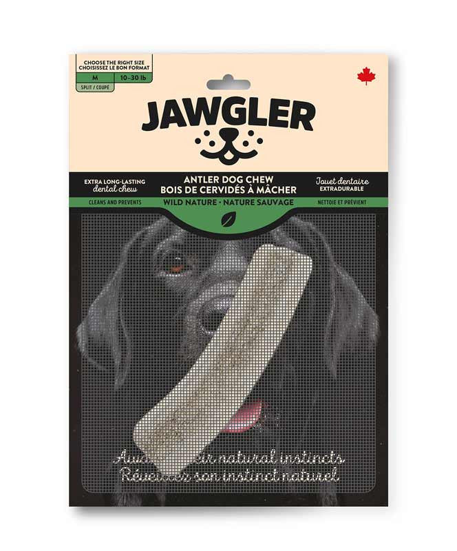 Jawgler Antler Dog Chew - Split Wild Nature Medium.