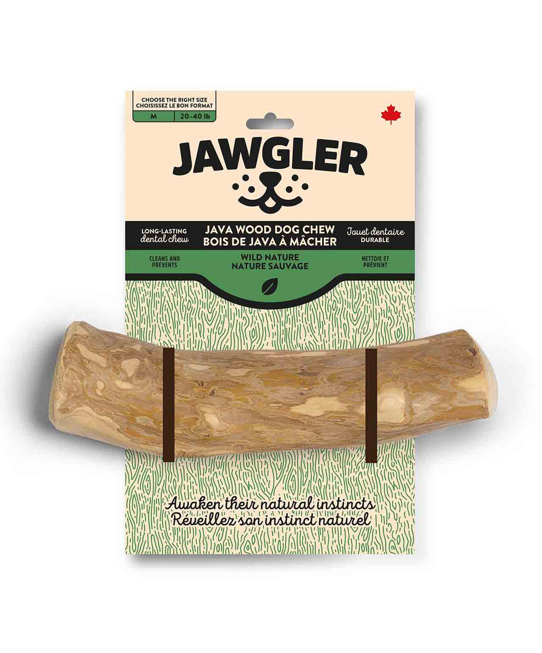 Jawgler Java Wood Dog Chew - Wild Nature Med.