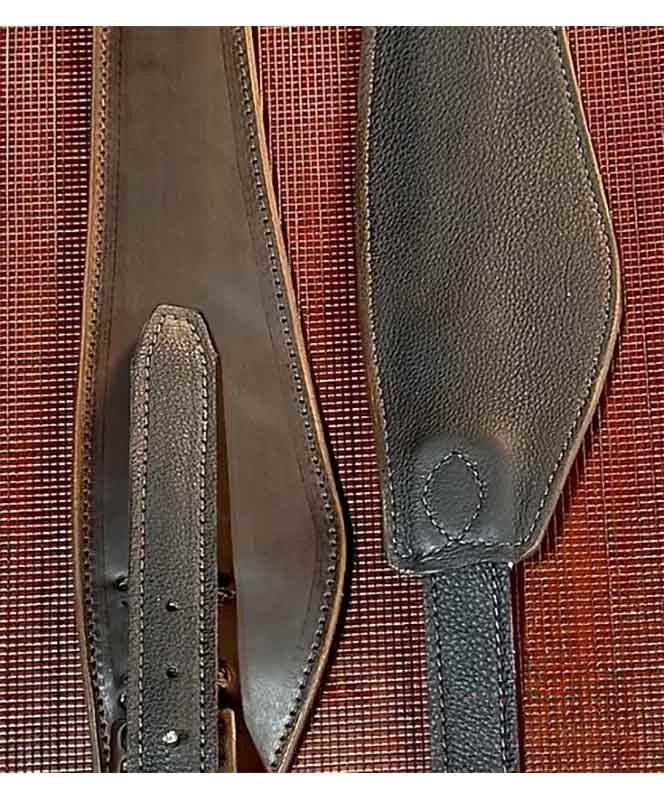 Poseidon Atelier Stability Stirrup Leathers, Espresso.