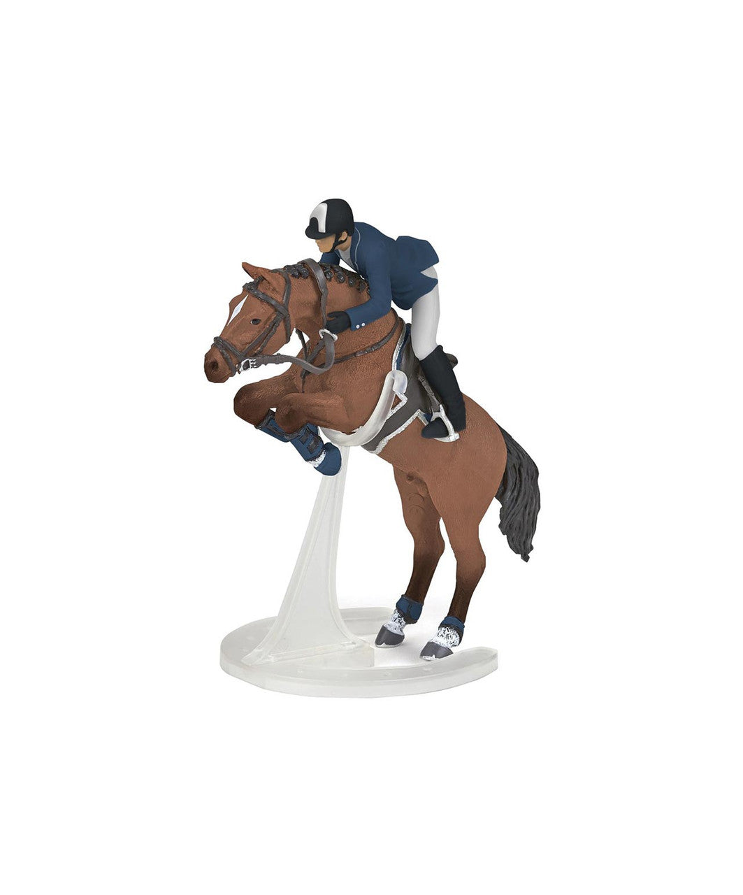 Papo Toy Jumping Horse with Rider.