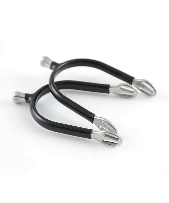 Premier Equine Sport Rubber Covered Bobble Spur, pair.