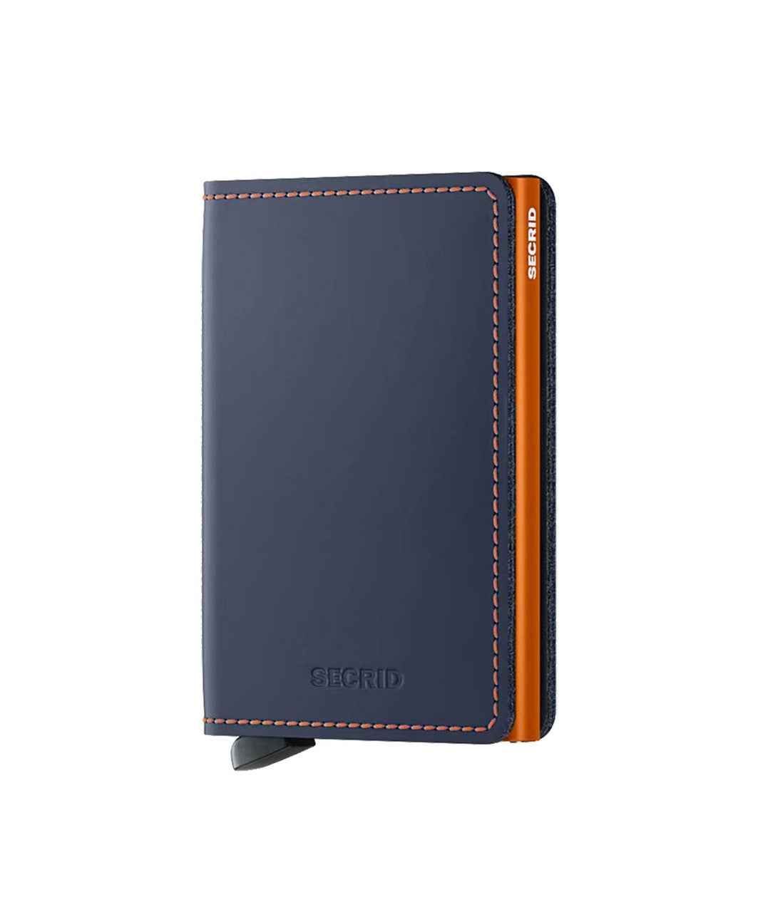 Secrid Slimwallet Matte, Nightblue & Orange.