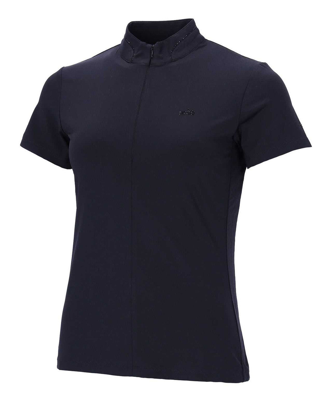 Schockemohle Sports SPPolly Ladies Short Sleeve Training Top, Black.