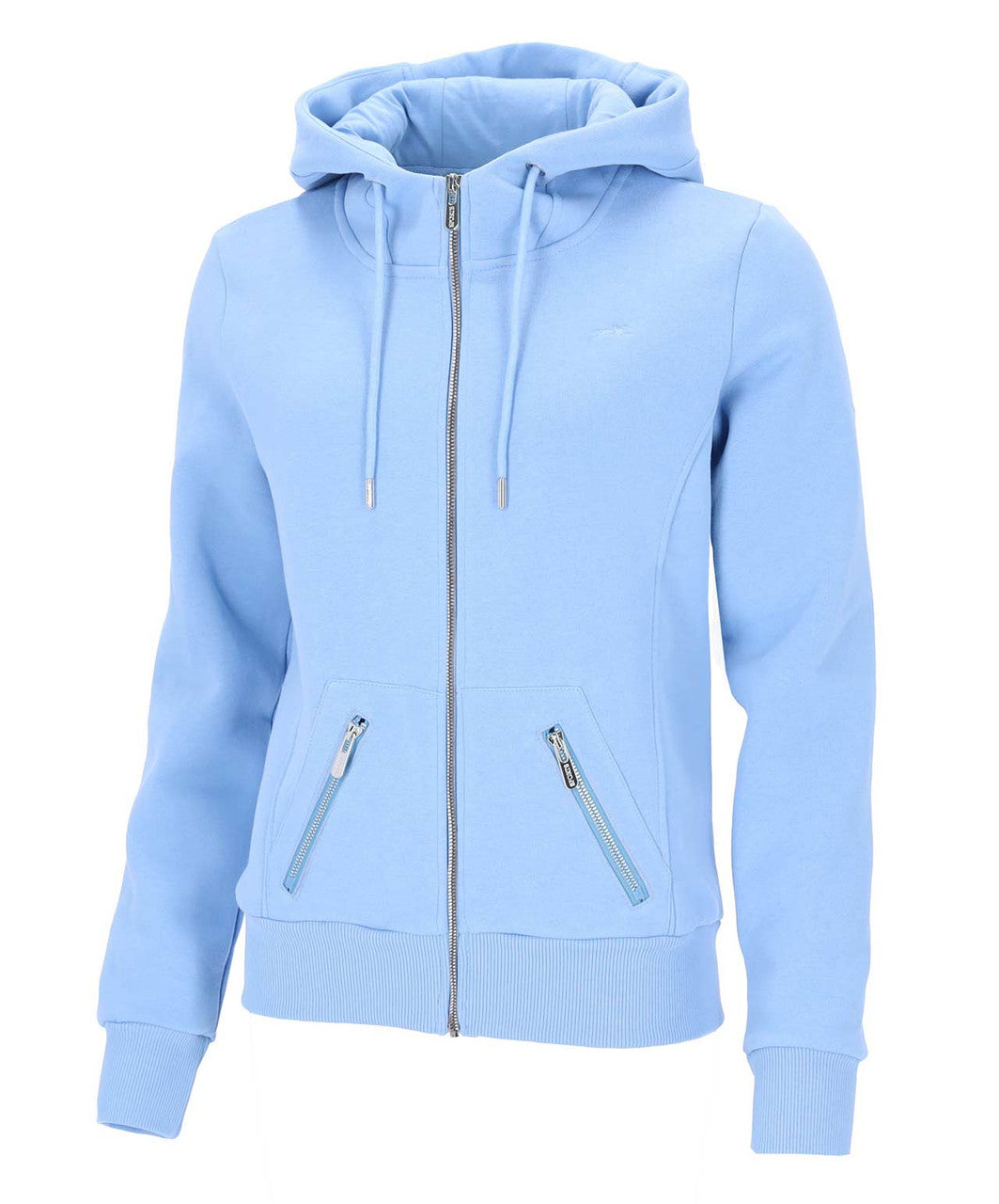 Schockemohle Sports SPClaire Sporty Ladies Hooded Jacket, Skye Blue