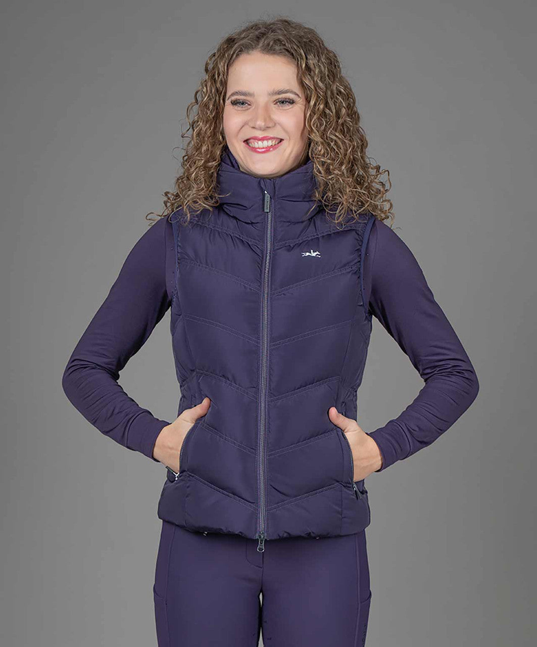 Schockemohle Marleen Vest FW26, Dark Purple.