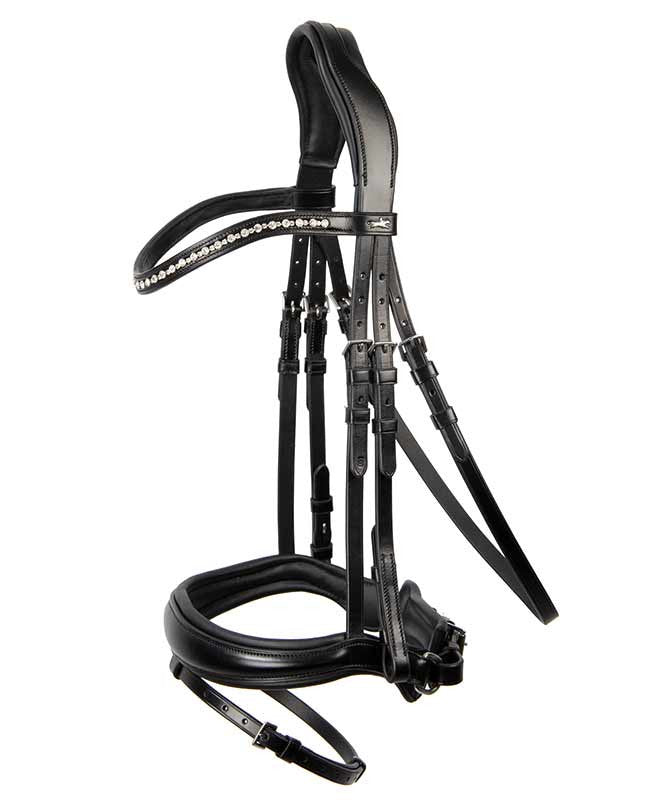 Schockemohle Brantford Anatomical Bridle with Crank Noseband.