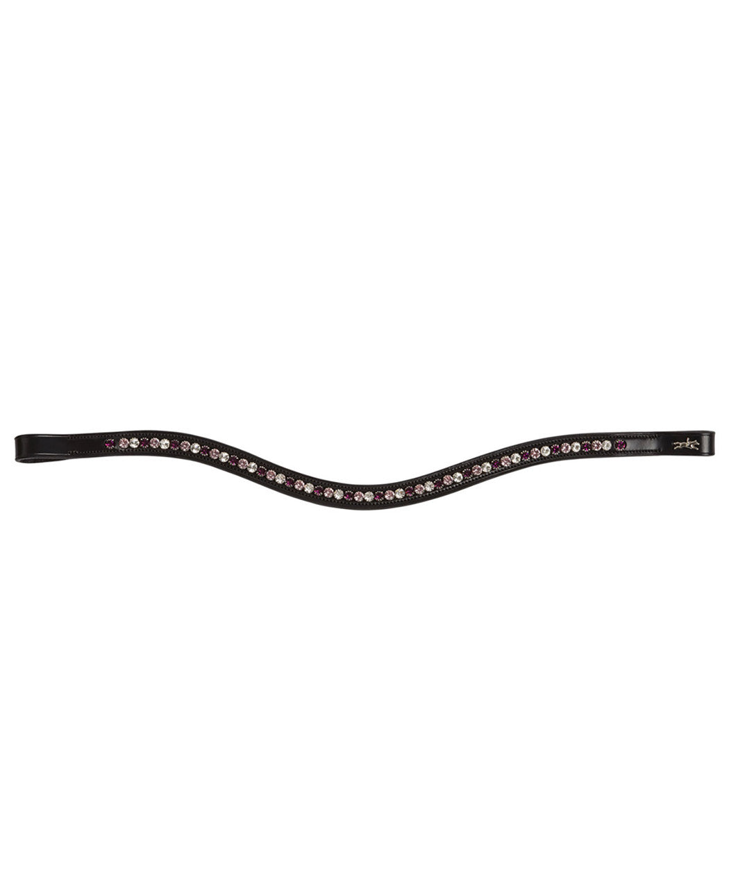 Schockemohle Browband Diamond Select, Black/Berry.