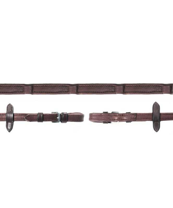 Schockemohle Dura Soft Leather Reins with Nylon Inlay.