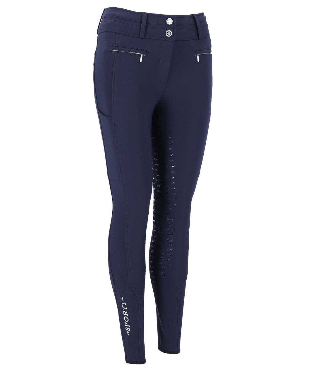 Schockemohle Winter Heather Ladies Full Seat Breech, True Navy.