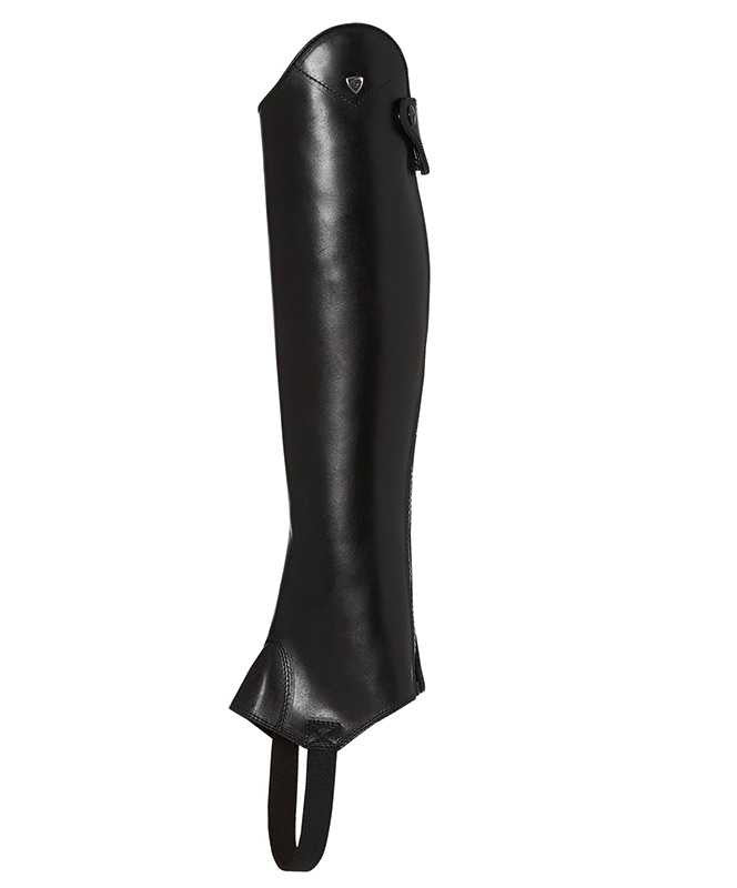 Tonics Calypso Half Chaps in smooth leather. Black.