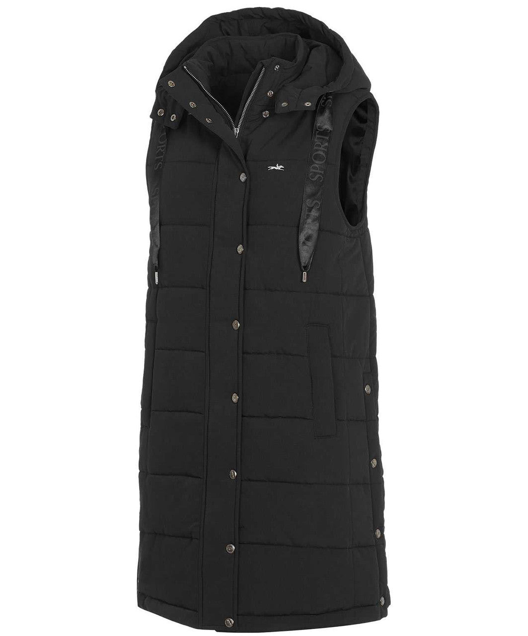 Schockemohle Sports Tainara Long Vest in Black.