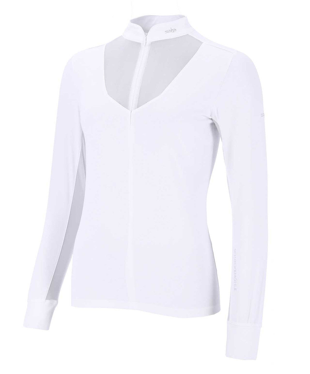 Schockemohle SPAnny Ladies Long Sleeve Show Shirt, front.