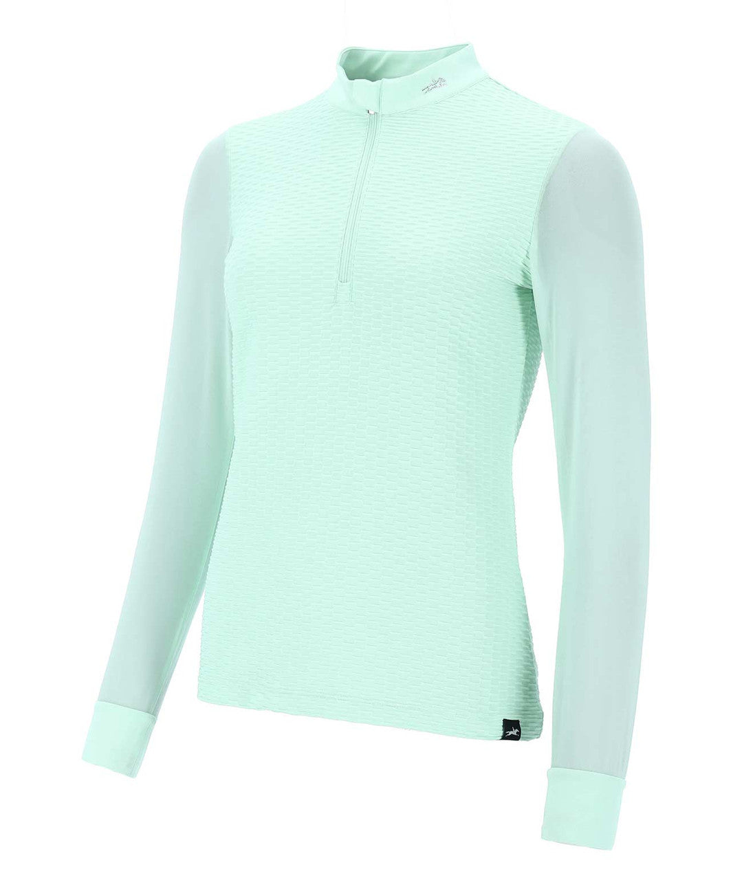 Schockemohle SPGianna Ladies Long Sleeve Show Shirt, AquaSea