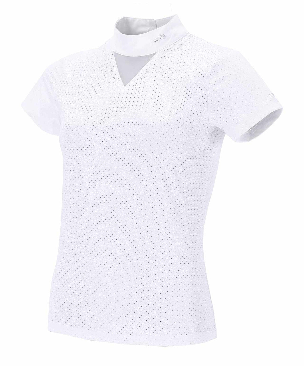 Schockemohle SPLea Ladies Short Sleeve Show Shirt, front.