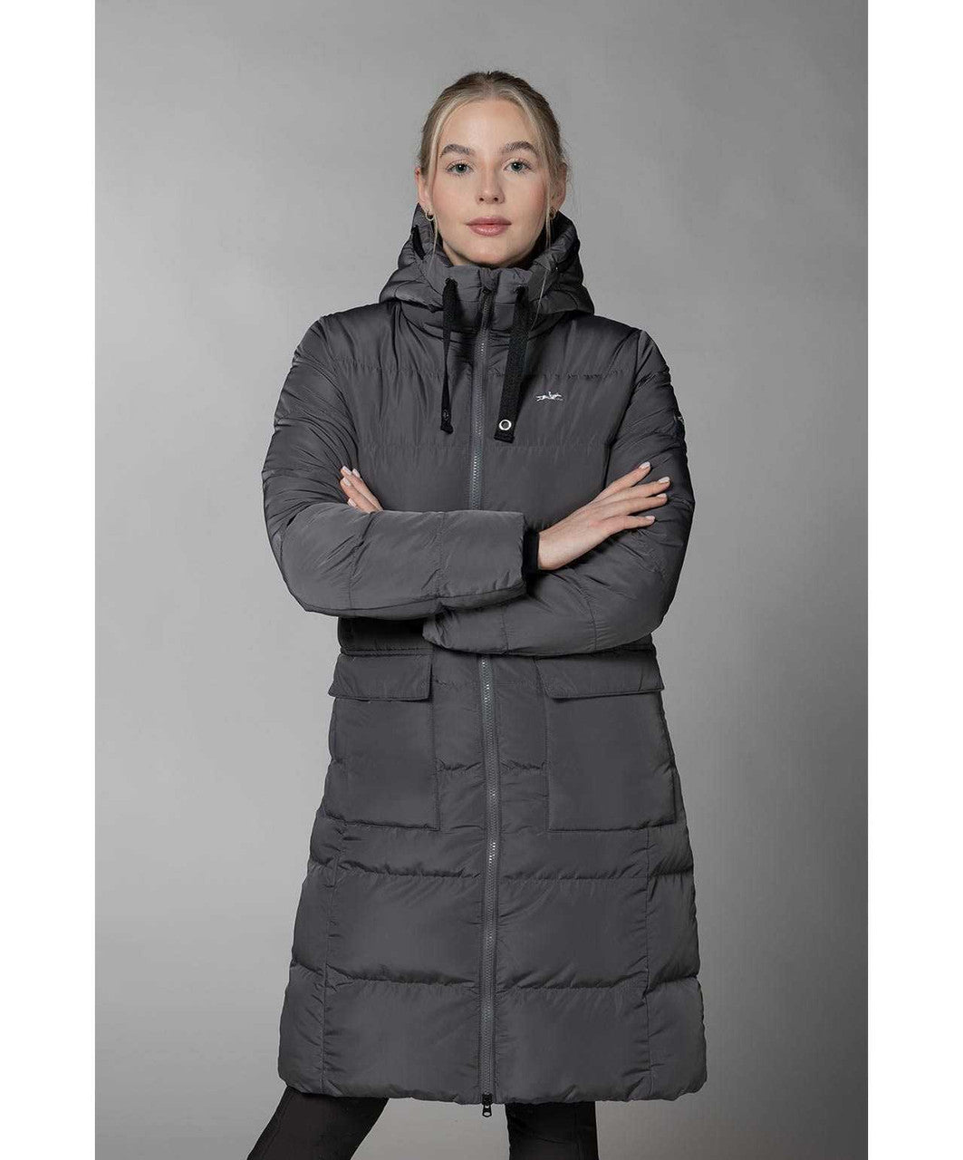 Schockemohle Sports SPKlara Style Long Ladies Winter Quilted Jacket.