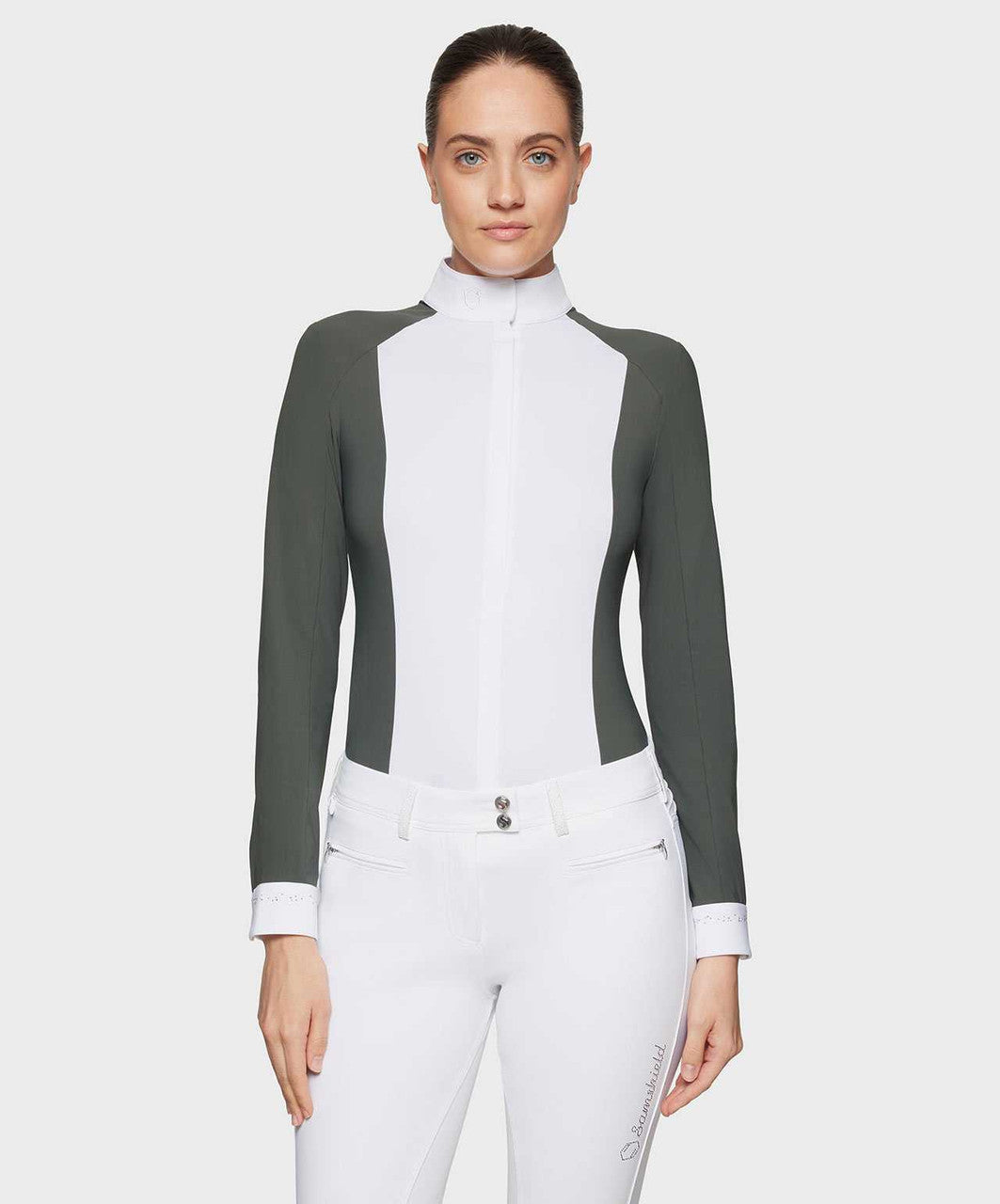 Samshield Lucia Sport Ladies Long Sleeve Show Shirt, Dark Forest.