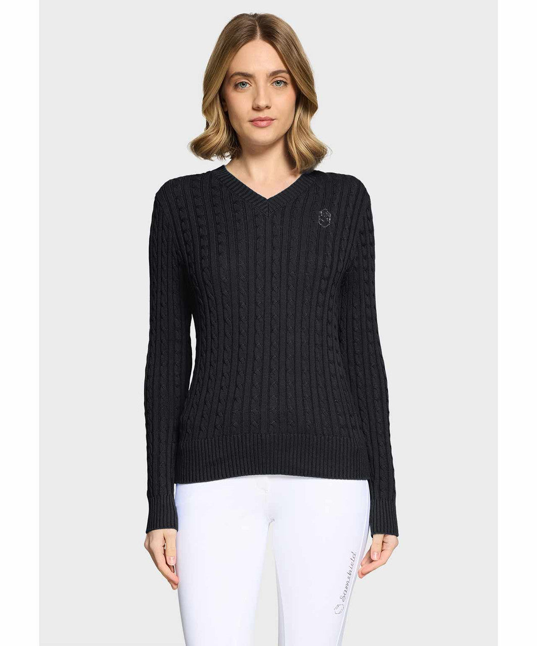 Samshield Lisa Twisted Pull Over Ladies Top SS26, Black.