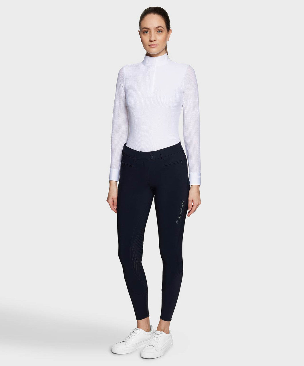 Samshield Adele Boreal Ladies Breech SS25, Navy Ocean Depth.