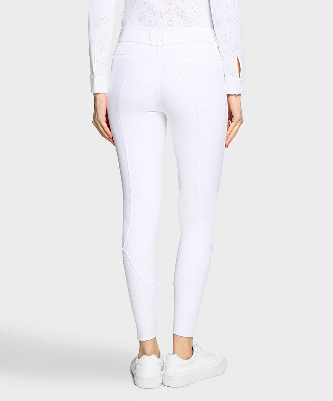 Samshield Claranova Full Seat Ladies Breech SS26, White.