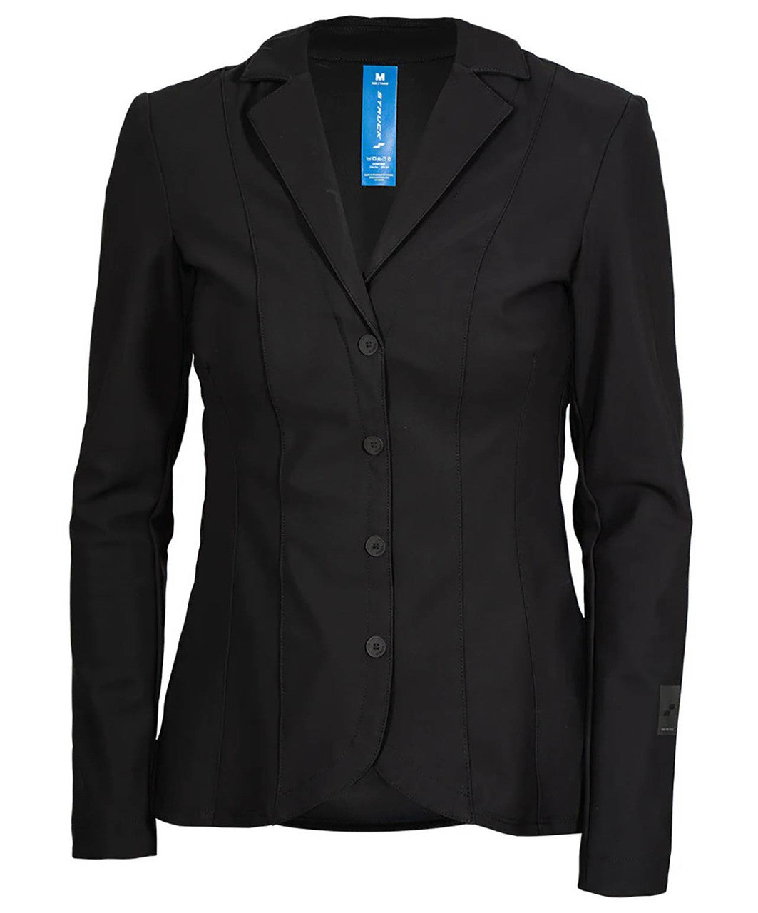 Struck Shacket, Black, Front.