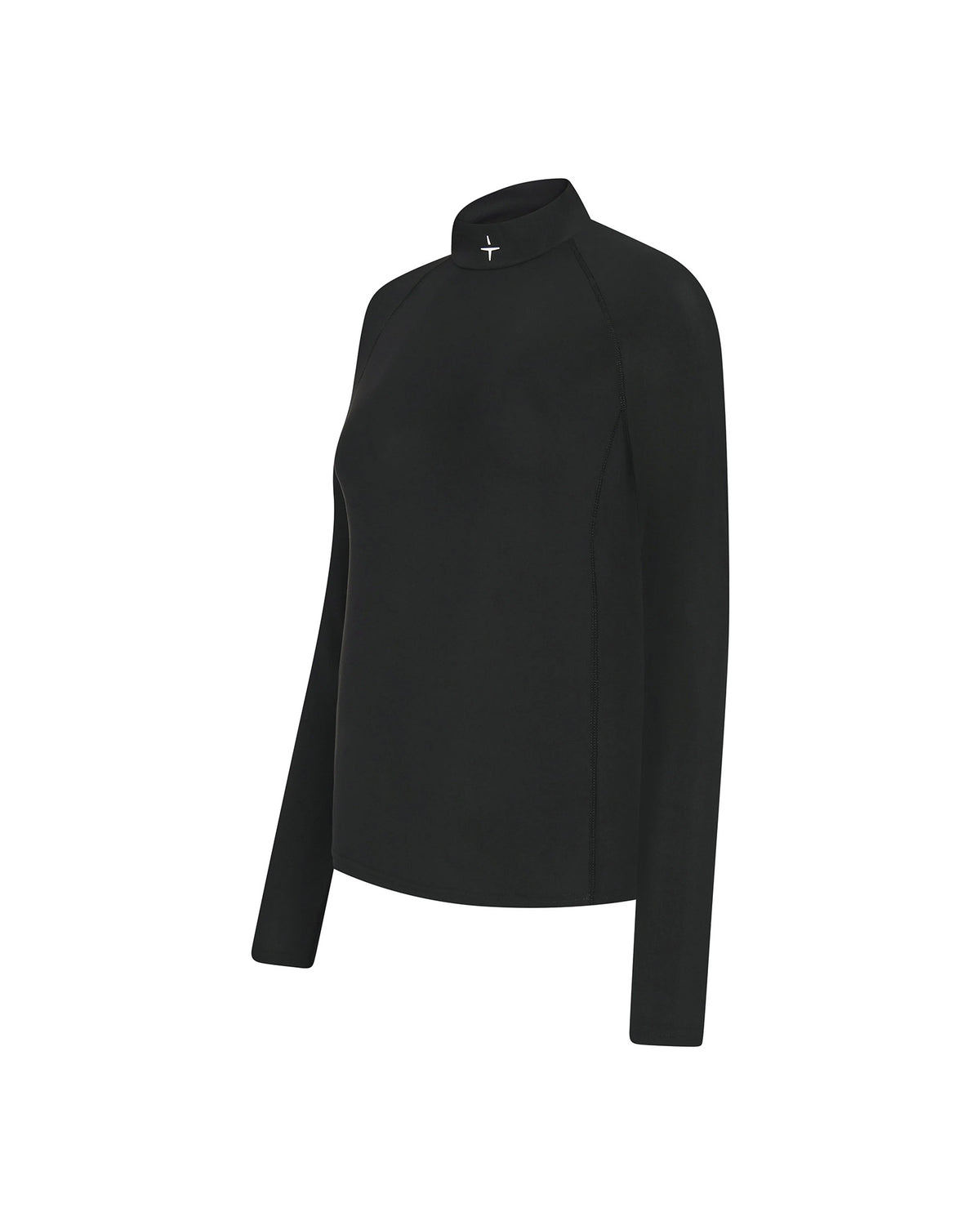 Trolle Nova High Neck Ladies Technical Top, Black. 