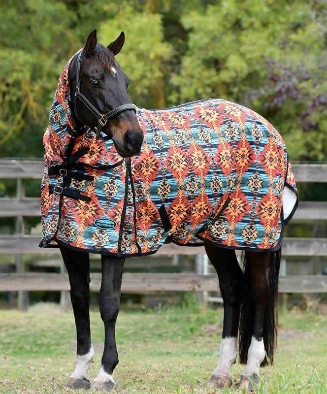 Weatherbeeta Comfitec Essential Mesh II Combo Neck Western Sunset Fly Sheet.