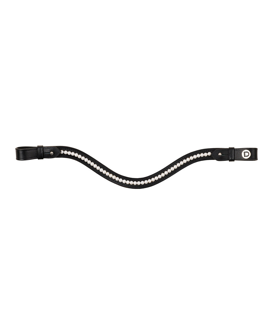 Dublin Pearl Browband, Black.