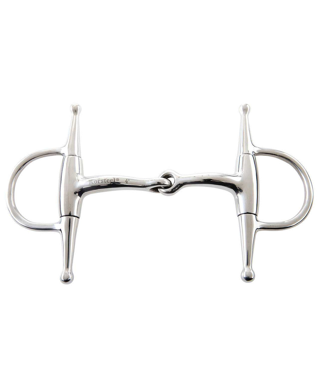 JP Korsteel Full Cheek Eggbutt Jointed Bit.