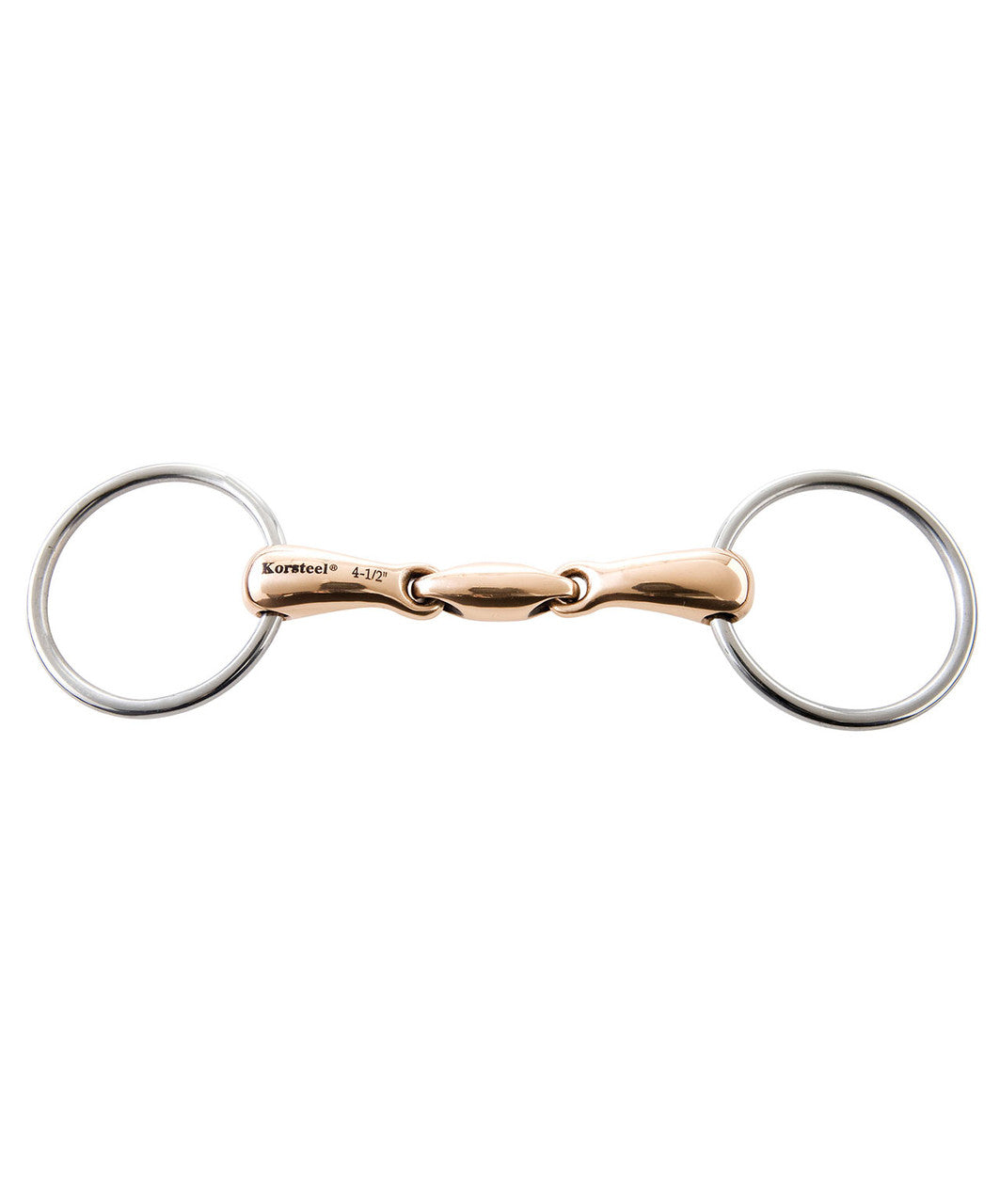 J.P. Korsteel Loose Ring Oval Copper Mouth Bit.