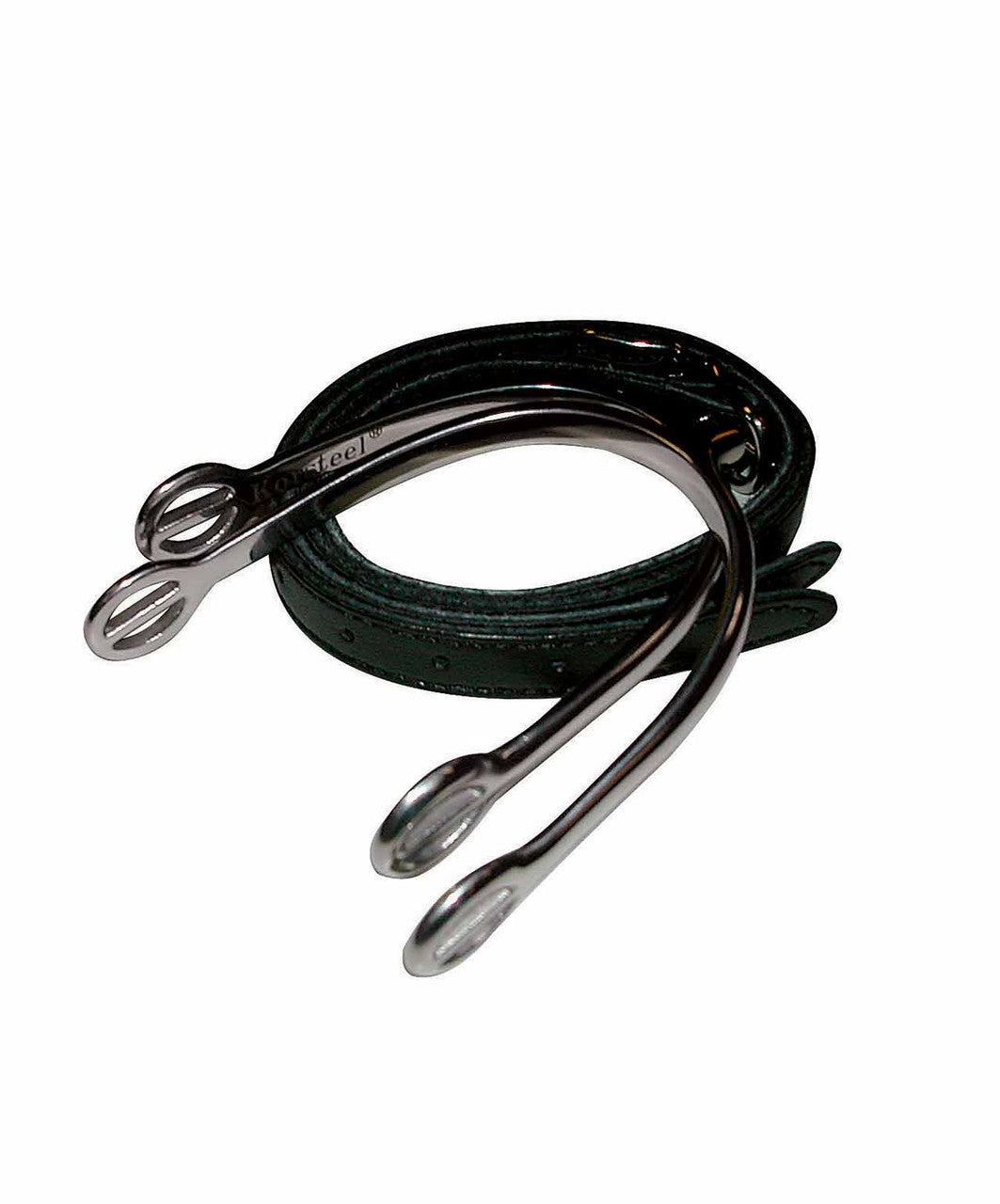 Korsteel POW Tom Thumb Child's Spurs with Straps.