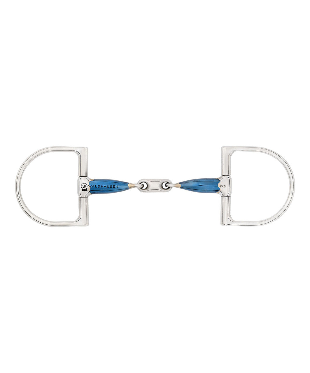 Waldhausen Sweet Iron Double Jointed Dee Snaffle 16mm.