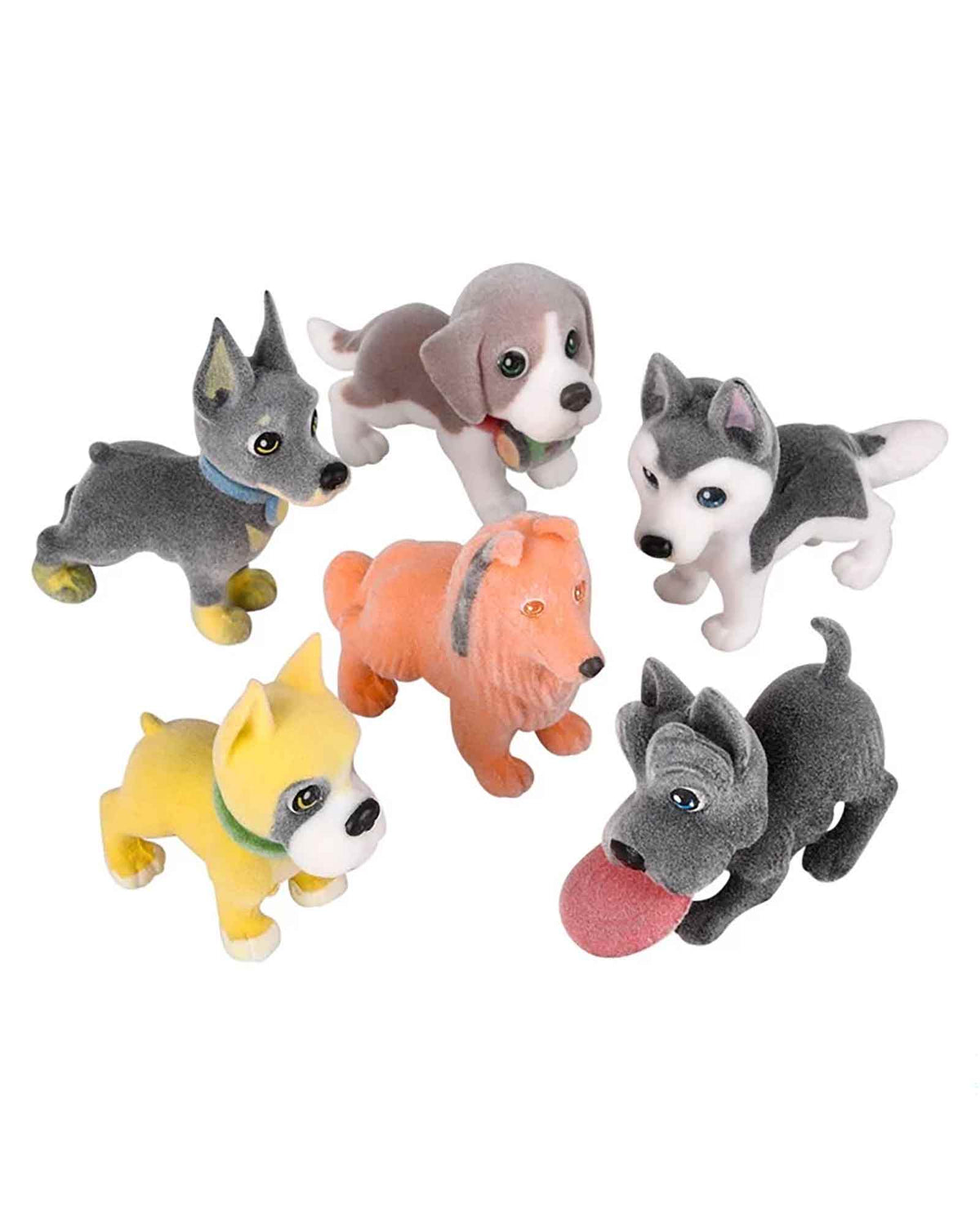 Flocked Micro 1.5" Dog Assorted