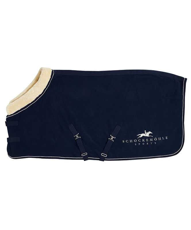 Schockemohle Premium Fleece Rug with Faux Fur Collar.