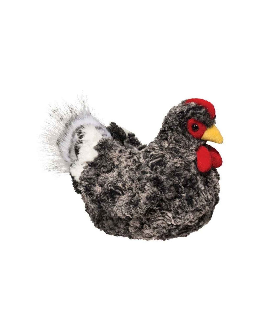 Douglas Cuddle Toy Pepper Black Multi Hen Plush Chicken