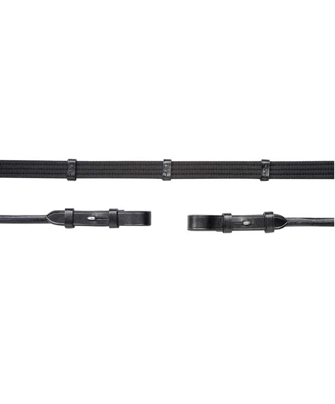 Schockemohle Web Rolled End Reins.